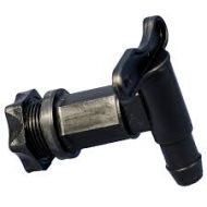 Black Lever Tap With Back Nut